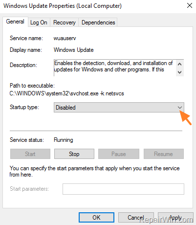 how to stop windows 8 update