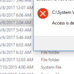 Access Denied at 'C:\System Volume Information' folder (Solved)