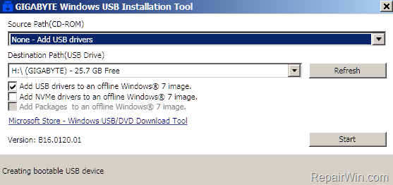 intel windows 7 usb 3.0 creator utility