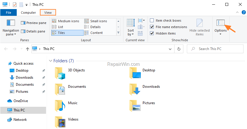 file explorer search not working windows 10