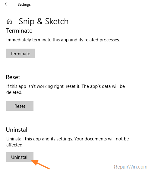 snip and sketch not working 2021