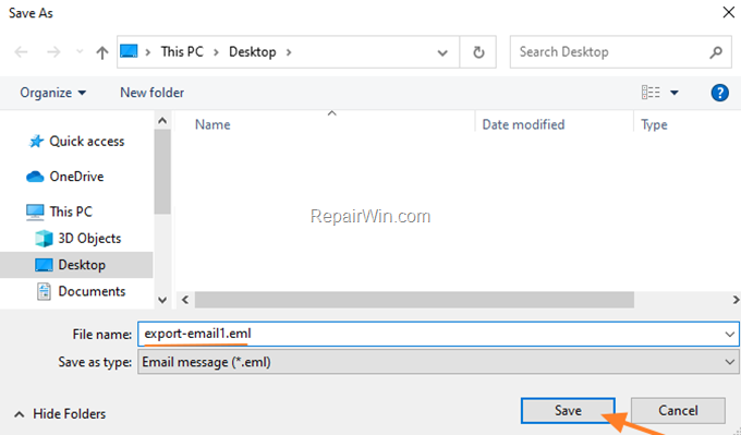 How To Backup Messages In Windows 10 Mail App Repair Windows 