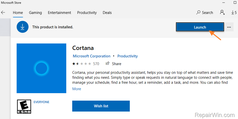why cant i download cortana for windows 10