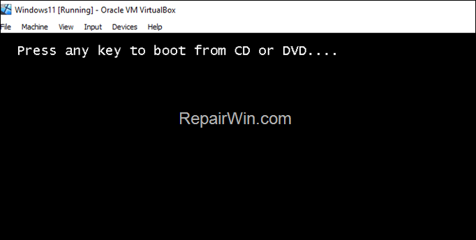 Install Windows 11 on Virtual Machine