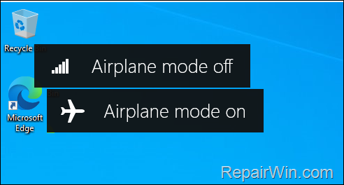 Airplane Mode Turns On and Off continuously 